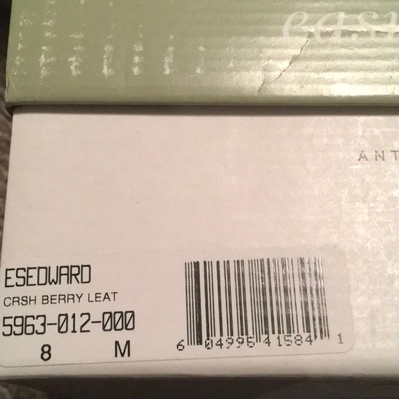 NWT,EASY SPIRIT, 8M, Cranberry leatherClogs, non slip bottoms, comfort footbeds - Picture 9 of 10